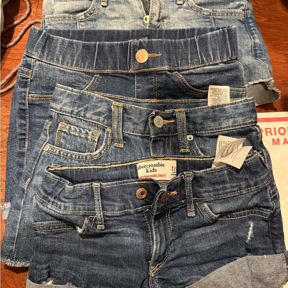 Abercrombie Kids Blue Denim Shorts